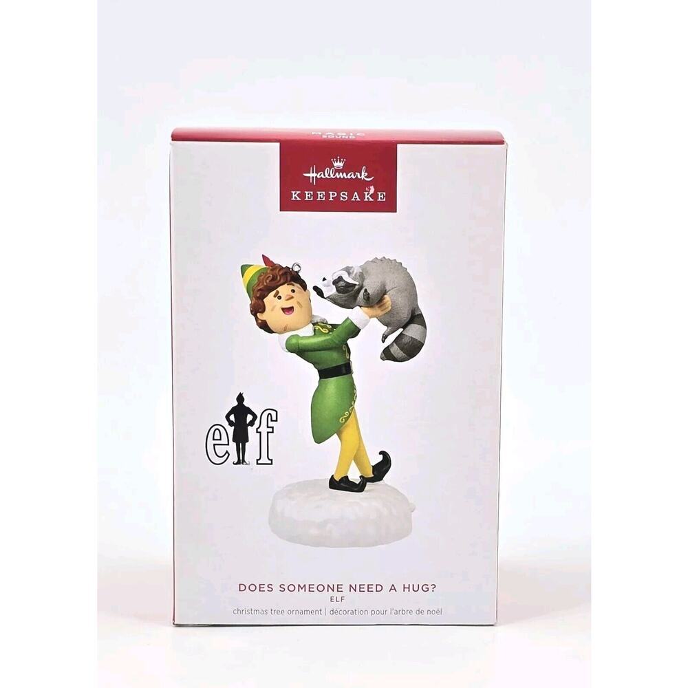 Hallmark Keepsake Christmas Ornament Elf Does Someone Need a Hug? Collectible - Picture 1 of 6